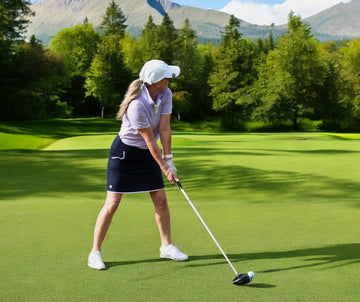 Ladies Merino Golf Skirt - Navy