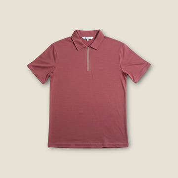 Merigolf Merino Men's Polo – Guava (S)