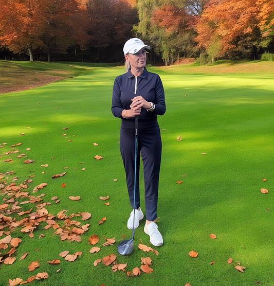 Ladies Autumn / Winter Merino Golf Set – Navy