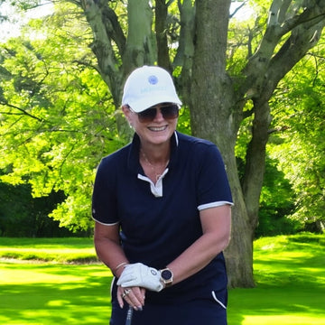 Ladies Merino Golf Polo Top - Navy