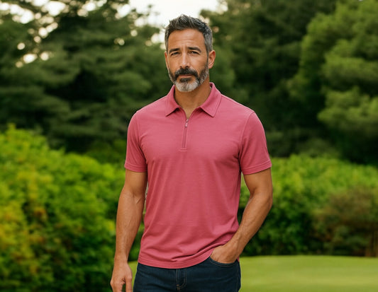Mens Merino Polo Shirt