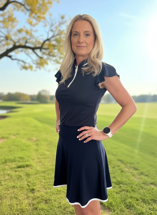 Ladies Lightweight Merino Golf Top