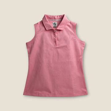 FJ FootJoy Sleeveless Polo – Baby Pink (M)