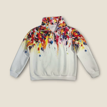 Acegolfs Inked Skins Golf Sweatshirt – Orange (L)