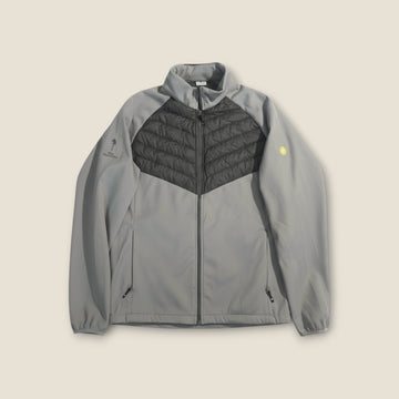 Cross Taupe Quilted Mens Golf Jacket (L)