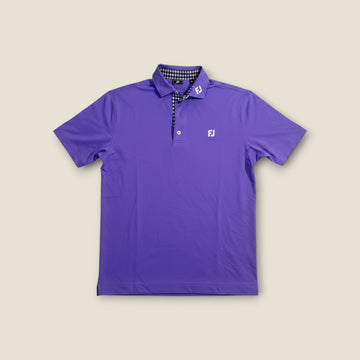 FootJoy Purple Sleeve Mens Polo (M)