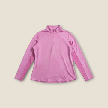 IBKUL Pink & White Gingham Long Sleeve Top (L)