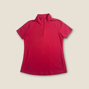 IBKUL Short Sleeve Pink Polo (M)