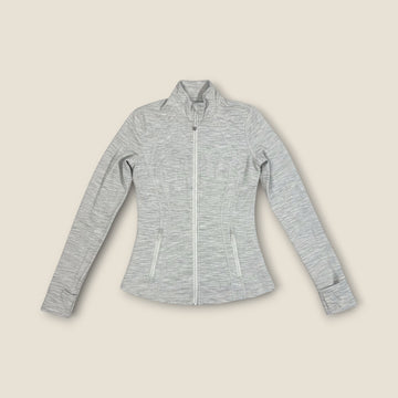 Lululemon Grey Marle Zip-Up Jacket (6 - US 2)
