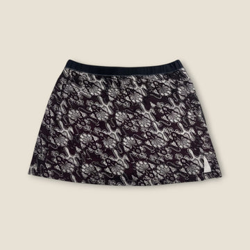 Nancy Lopez Black Floral Golf Skirt (XL)
