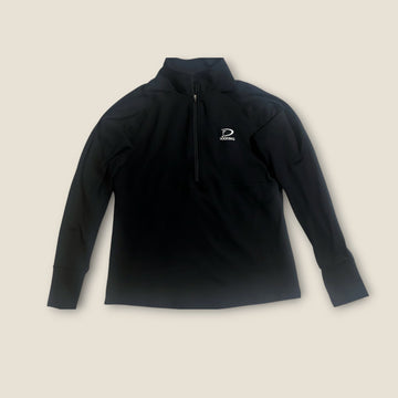 Rheign Long Sleeve Black ¼ Zip Jumper (M)