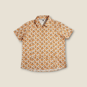 Robbie Brown Orange Short Sleeve  Polo – Size L
