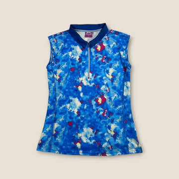 Slazenger Blue Sleeveless Polo (16)