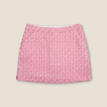 Sport Leisure Coral Pink & White Skort (M)