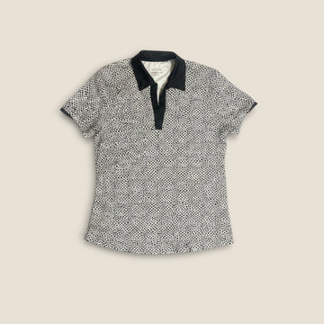 Sport Leisure Black & White Spot Polo (XL)