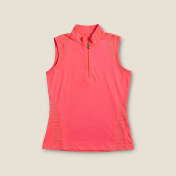 Tail Coral Quarter Zip Polo (S)