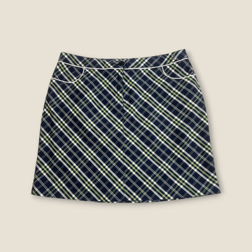 Green Lamb Navy Tartan Skirt (18)
